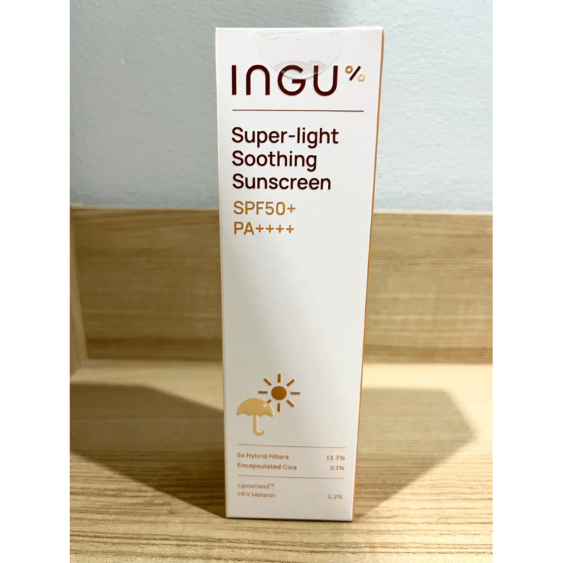 ครีมกันแดด INGU 70 g Super-Light Soothing Sunscreen SPF 50+ PA++++