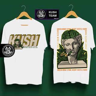 เสื้อยืด Kush ผ้าฝ้ายพิมพ์ลายสามมิติด้านบน