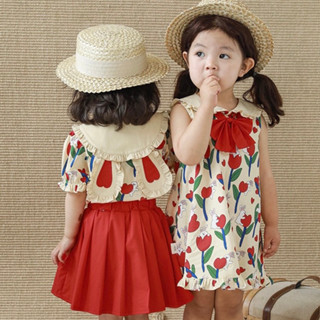 ชุดเซ็ทลูกสาวสไตล์วินเทจ - Bunny vintage kids set