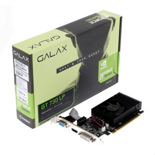 VGA (การ์ดแสดงผล) GALAX GEFORCE GT 730 LOW PROFILE - 4GB DDR3 รับประกัน 3 - Y