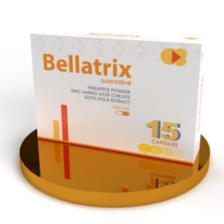 (Exp 3/4/26) Bellatrix 15 แคปซูล เบลลาทริกซ์ วิตามินลดบวม ลดสิว ลดอักเสบ ฟกช้ำ สมานแผล ศัลยกรรม