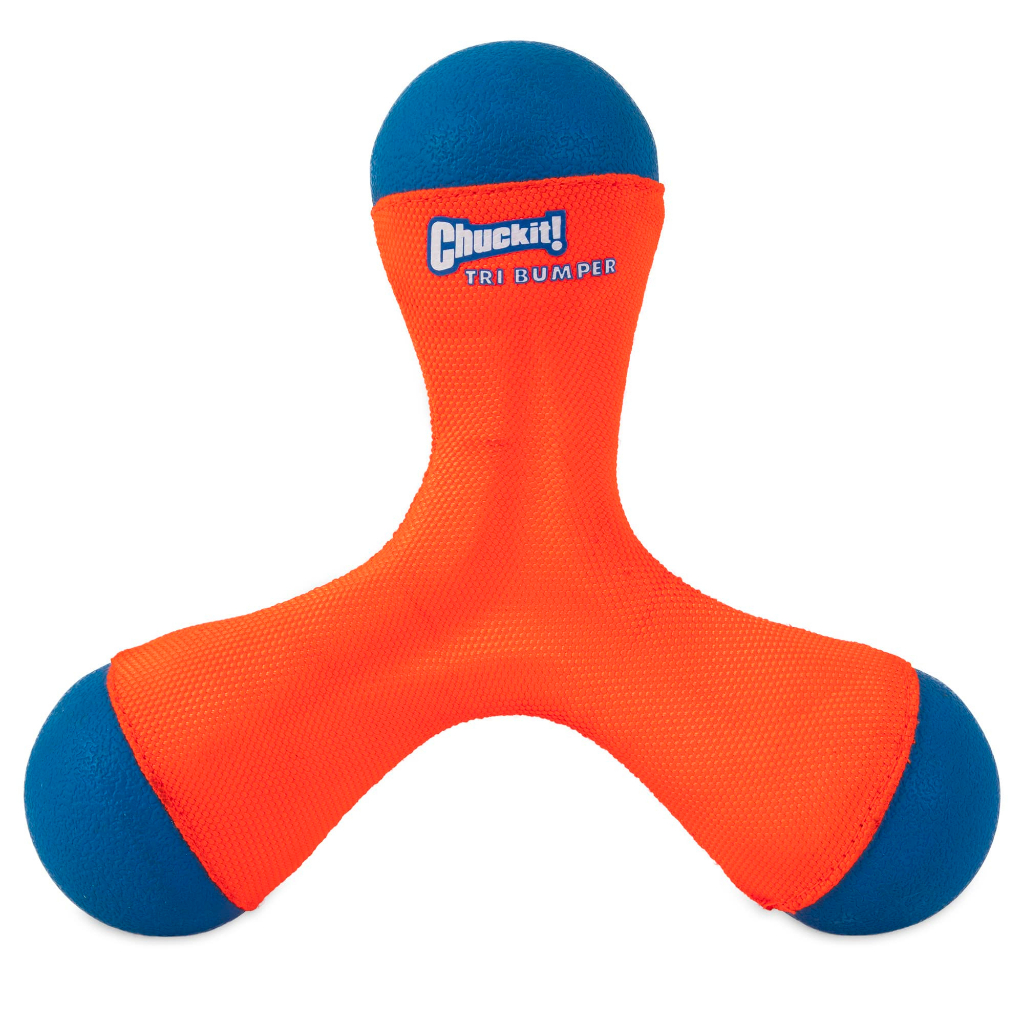 🇺🇸USA Import🇺🇸 Chuckit! Amphibious Tri-Bumper Dog Fetch Toy ของเล่นสุนัขลอยน้ำได้ บูมเมอแรง 3 แฉก — صورة 3