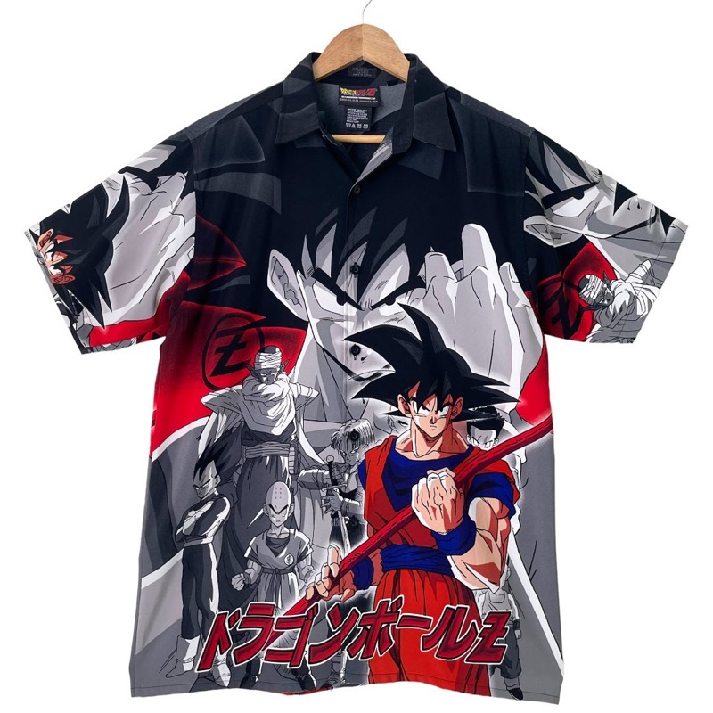 เสื้อฮาวาย Dragon Ball z สินค้าลิขสิทธิ์ของแท้ 2001 (ไม่ใช่งานผลิตใหม่ค่ะ)