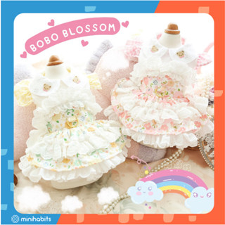 [🚚 พร้อมส่ง] ชุดสัตว์เลี้ยง Bobo Blossom Dress ชุดกระโปรงแมว ชุดหมา ชุดสุนัข