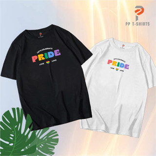 เสื้อยืด PRIDE ทรง Oversize พร้อมส่ง