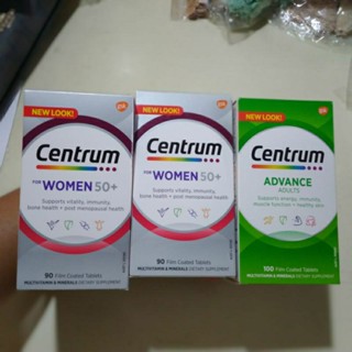 Centrum women 50+ (90 เม็ด)/ Centrum Advance (100 เม็ด)