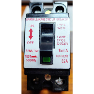 เบรกเกอร์ ขนาด 30A,Earth Leakage circuit Breaker 30Amp