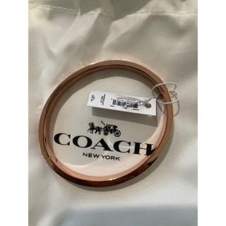 กำไลตัว C Coach แท้ 100% สีโรสโกลด์