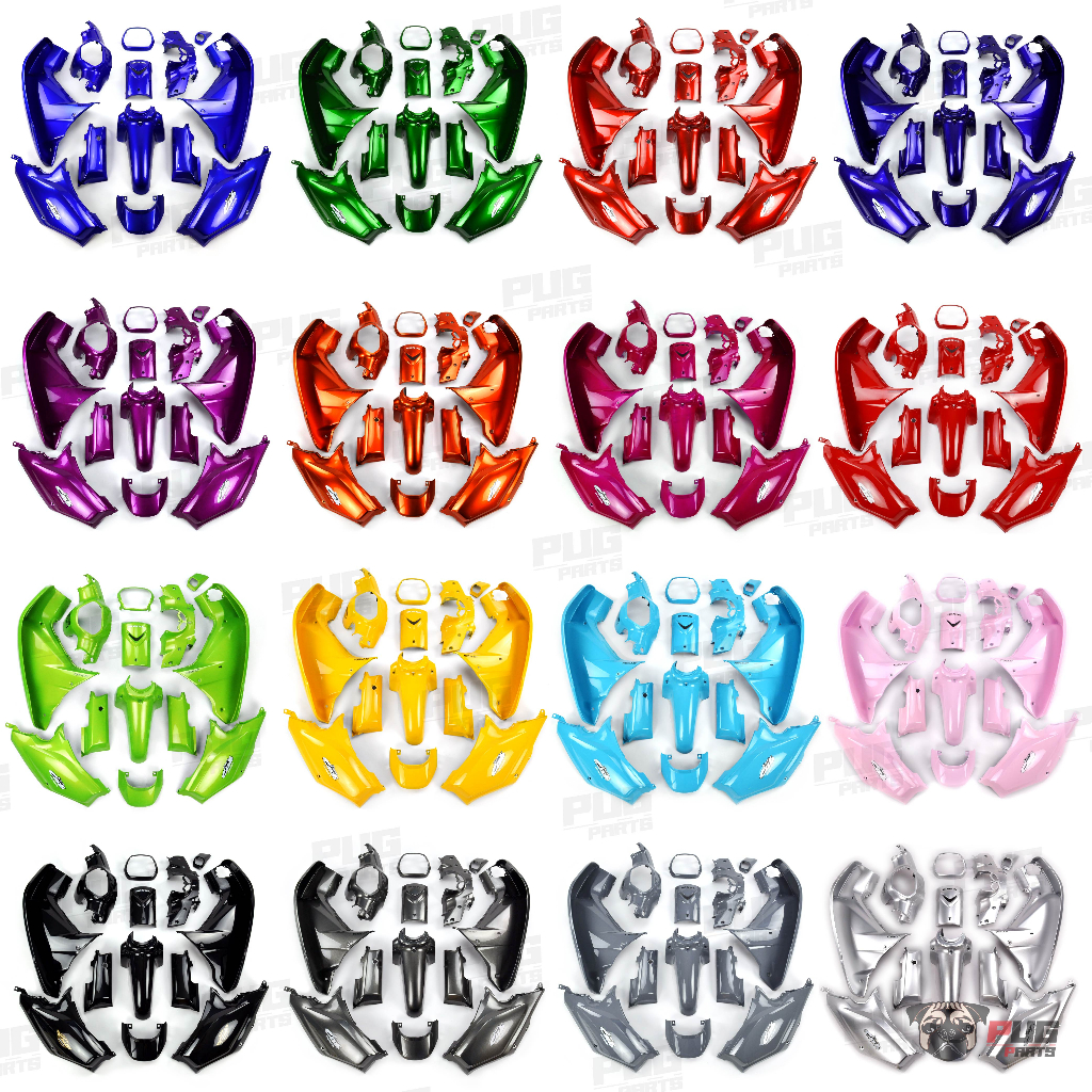 PUGParts ชุดสีดรีม ซุปเปอร์คัพ (ชุด13ชิ้น)[สีล้วน] ชุดสีดรีม110i ชุดสีDreamSuperCub ดรีมซุปเปอร์คัพ ชุดสี Dream