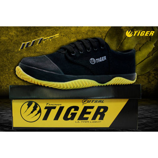 รองเท้าผ้าใบนักเรียนนักศึกษาสีดำ Tiger