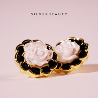 โค้ด SILV45 ลด45.- Silver beautyต่างหูมะลิขาวขอบหยักแฟชั่นE07203