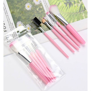 แปรงแต่งหน้า brush set เซต 5 ชิ้น แปรงปัดแก้ม ชุดแต่งหน้า ขนแปรงนุ่ม