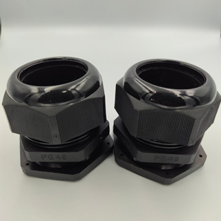 PG-48 NYLON CABLE GLAND ไนล่อน เคเบิ้ลแกลน Cable range :34-44  IP68 ดำ/ขาว แพ็คละ 2ตัว สินค้าคุณภาพพร้อมส่ง