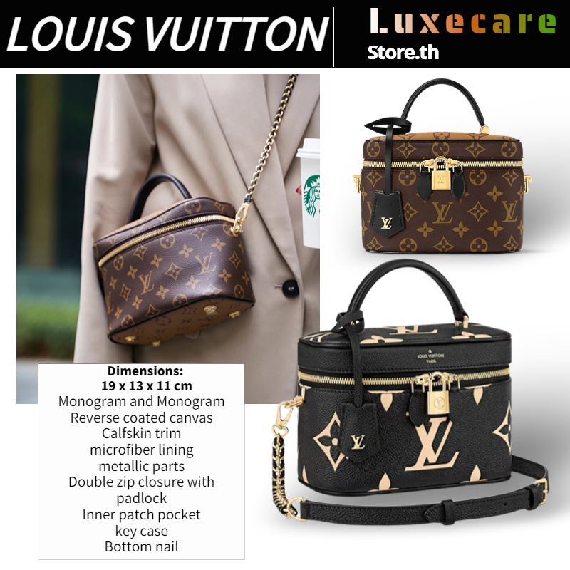 หลุยส์วิตตอง👜Louis Vuitton VANITY Women/Shoulder Bag สุภาพสตรี/กระเป๋าสะพาย/กระเป๋าถือ/กระเป๋าเครื่องสำอาง