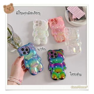 ✨ส่งของขวัญ✨เคส for iPhone 11 14 Pro Max Case for iPhone 12 13 ป้องกันการตก การป้องกัน สาวน่ารักหัวใจ หวานสวย ไล่ระดับ