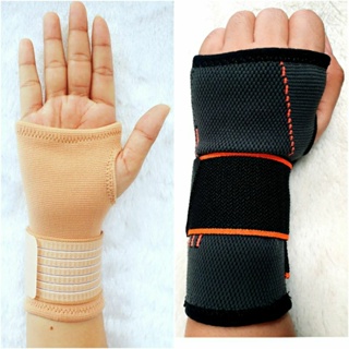 ผ้ารัดข้อมือ แก้ปวดอักเสบ 2ชิ้น​ลดเพิ่ม​ WRIST SUPPORT ปวด บวม เจ็บ​ ข้อมือ นิ้วโป้ง พยุง เอ็นอักเสบ กระชับ2ชั้น สายรัด​