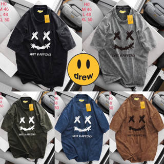 เสื้อยืด Drew 🫠 cotton  💯 เสื้อยืดคอกลม | เสื้อยืดแบรนด์เนม