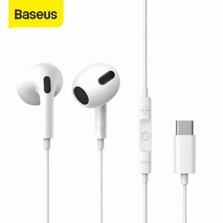Baseus รุ่น C17 &amp; H17 หูฟัง Encok Type-C &amp; ios หูฟังชนิดใส่ในหูด้านข้าง