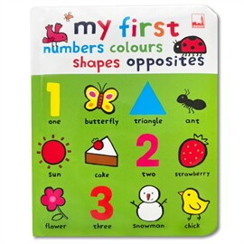 หนังสือMY FIRST NUMBERS COLOURS SHAPES