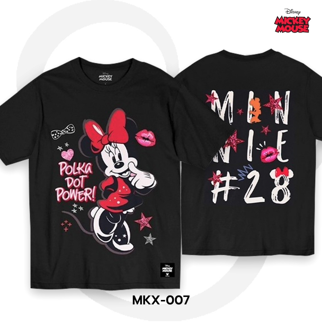 Power 7 Shop เสื้อยืดการ์ตูน มิกกี้เมาส์ ลิขสิทธ์แท้ DISNEY (MKX-007)