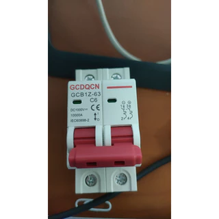 เซอร์กิตเบรกเกอร์ ลูกเซอร์กิต เบรคเกอร์ ลูกย่อย Circuit Breaker GECHELE MCB DC 2P