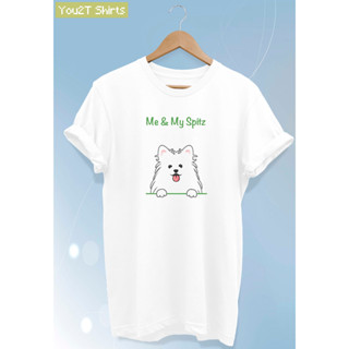 เสื้อยืด ลายสุนัขพันธุ์ สปิตซ์ Spitz dog Tshirt