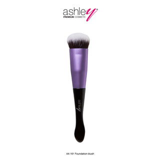 Ashley Foundation Brush แปรงลงรองพื้น ขนนุ่ม ดีไซน์พิเศษ ด้ามจับตักครีมได้ AA 161