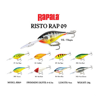 ราพาล่าริสโต้9 RAPALA RISTO RAP RR9