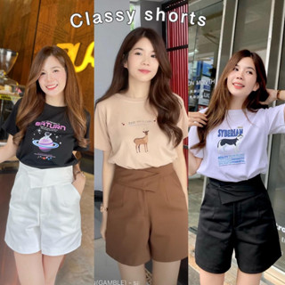 Jarika.shop - กางเกงรุ่น Classy Shorts ( ว88 )