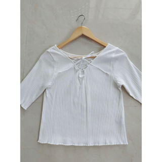 เสื้อยืดแบนด์ uniqlo GU Cotton on CC double ส่งต่อ