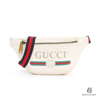 GUCCI BELT BAG COCO CAPITAN 18 WHITE CALF GHW