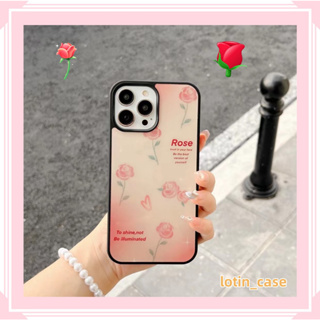 🎁ส่งของขวัญ🎁เคสไอโฟน สำหรับ 11 13 for iPhone Case 14 12 Pro Max  แฟชั่น เรียบง่าย ดอกไม้ กันกระแทก ปกป้อง เคสโทรศัพท์