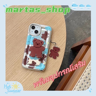 ❤️ส่งของขวัญ❤️ เคสไอโฟน 11 12 13 14 Pro Max กราฟฟิตี หมีน้อย ความนิยม แฟชั่น สไตล์คู่รัก Case for iPhone สาวน่ารักหัวใจ