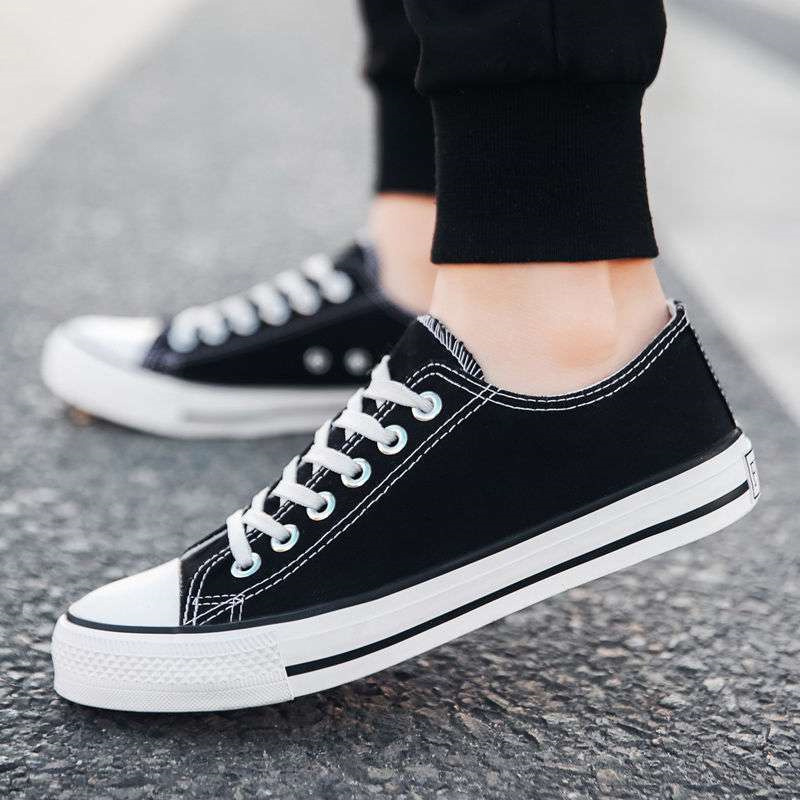 WALKING 👟 รองเท้าผ้าใบ สไตล์คลาสสิก ใส่​ได้​หญิง​และ​ชาย ทรงเตี้ย ใส่สบาย ระบายอากาศดี ไซส์ 36-44
