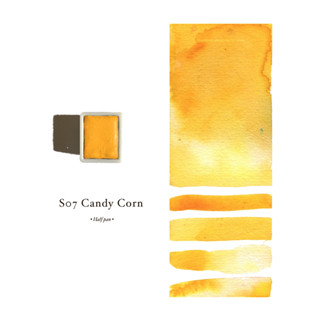 HANDMADE WATERCOLOR | S07 Candy Corn | สีน้ำแบบก้อน อุปกรณ์ศิลปะ