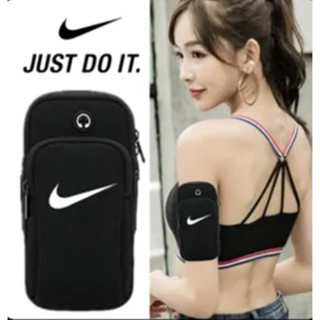 (Ready to Stock) NIKE ผู้ชายกระเป๋าถือและผู้หญิงกลางแจ้งวิ่งออกกำลังกายกระเป๋า