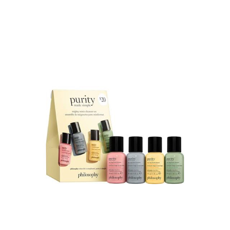 Philosophy Purity made simple mini cleanser set