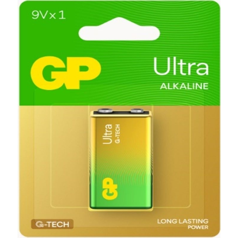 ถ่าน 9V อัลคาไลน์ รุ่น ULTRA/ GP Ultra Alkaline Battery 9V