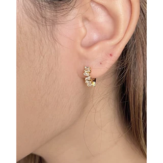A.piece ต่างหูห่วง [silver 925 post] Bijou one-touch
