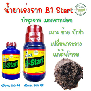 B1 น้ำยาเร่งราก สูตรเข้มข้น ขนาด 100 ซีซี  และ 500 ซีซี ขนาด ตรา ที - เร็กซ์ (T-REX)  บำรุงราก เพาะเมล็ด กิ่งตอน ปักชำ