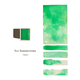 HANDMADE WATERCOLOR | S22 Summertime | สีน้ำแบบก้อน อุปกรณ์ศิลปะ