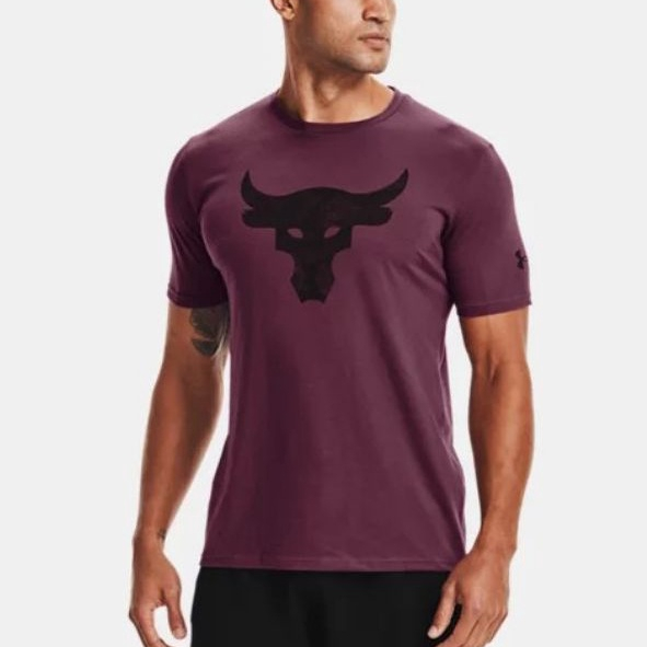 เสื้อยืด Under Armour Project Rock Brahma Bull Logo Short Sleeve เสื้อยืด UA สินค้าแท้ 100%