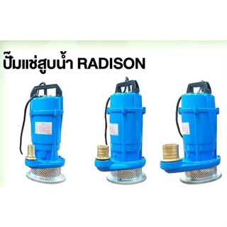 RADISON ปั๊มแช่ รุ่น RDC-QDX-750 400W / 1HP ปั้มน้ำ ปั๊มแช่สูบน้ำสะอาด 2 นิ้ว ปั๊มน้ำ ปั้มแช่ ไดโว่