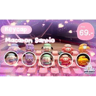 คีย์แคป Keycaps Macaron Sanrio - มาการอง ซานริโอ้ ~~~~