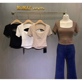 งานป้าย MOMAY(โมเม)  เสื้อตัวนี้ดีเทลแน่นมาก