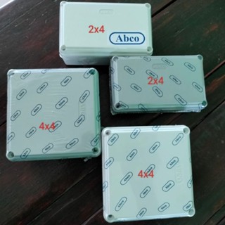 ABCO บล็อกพักสายกันน้ำ ใช้ได้ทั้งภายนอกและภายในขนาด 2x4, 4x4