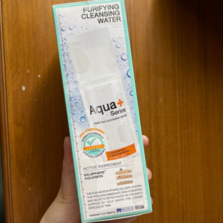 AquaPlus Purifying Cleansing Water 150 ml. คลีนซิ่งน้ำทำความสะอาดสิ่งสกปรกตกค้าง