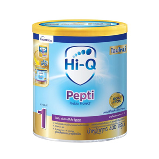 Hi Q Pepti ไฮคิว เปปติ พรีไบโอโพรเทก สูตร 1 (400g) สำหรับทารกที่แพ้โปรตีนนมวัว