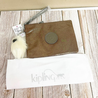 Kipling กระเป๋าคล้องมือ มาพร้อมพวงกุญแจลิงปอม ถุงผ้าหูรูด พร้อมส่ง