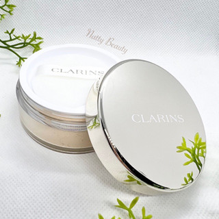 🔥แท้💯%🔥ฉลากไทย 15g.ผลิต9/64 #02 แป้งฝุ่นบำรุงผิวหน้า CLARINS Ever Matte Loose Powder